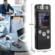 Professional Voice Activated Digital Audio Voice Recorder 8GB 16GB 32G USB Pen Non-Stop 80hr Recording PCM Support TF-Card