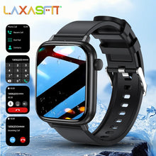 LAXASFIT New Smart Watch Bluetooth Call 24/7 Heart Rate Monitor IP68 Waterproof 100+ Sport Mode Smartwatch for Men Women