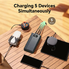 40000mAh Portable Large Capacity Mobile Power Bank, 4 Outputs And 3 Inputs, With LED Power Display, Suitable For Most Electronic