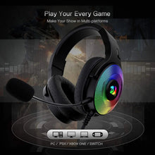 Redragon H350 RGB Wired Dynamic RGB Backlight Dynamic RGB Backlight Gaming Headset 50MM Drivers Over-Ear Headphones