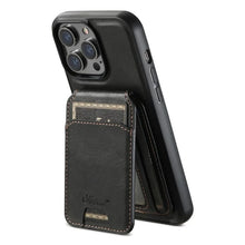 EUCAGR Magsafe Magnetic 2 In 1 Detachable Wallet Leather Case For iPhone 12 13 14 15 16E 16 Pro Max Plus Shockproof Holder Cover