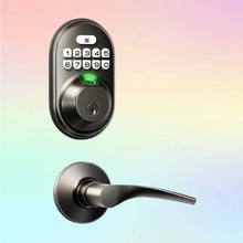 Front Door Keyless Entry Deadbolt Lock, Keypad Electronic Deadbolt with Handle for Front Door