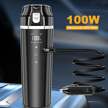 12V/24V Car Heating Cup Digital LCD Display Electric Kettle Stainless Steel Car Heated Smart Mug 500ML Coffee Milk Heated Kettle