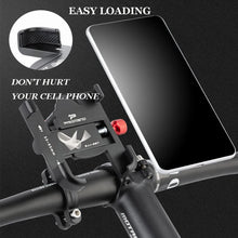2025 Motorcycle Bike Phone Holder Mount Moto Bicycle Handlebar Bracket 360 Rotating Cell Phone Stand for Motorcycle Bike Scooter