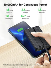 10000mAh Wireless Magnetic Power Bank for iPhone 16 15 14 13 12 Magsafe Battery Pack Portable Charger with Built-in USB C Cable