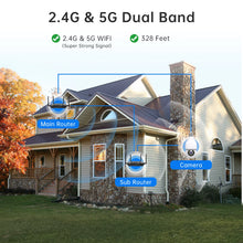 Noahtec 3MP Security Cameras Security Protection Indoor Wireless WIFI MINI Camera 5G Wi-Fi Two-Way Talk