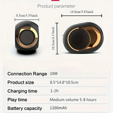 Portable Wireless Speaker Bluetooth Waterproof Speaker TWS Stereo Speaker 3D Bass Speaker with Hands Free Call Audio Accessories