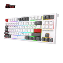 RK ROYAL KLUDGE R87 Mechanical Keyboard 87 Keys RGB Backlit Hot-swappable Wired Gaming Keyboard Customised Keycaps