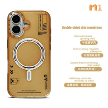 Matte Magnetic Case For iPhone 17 16 15 13 14 Pro Max Plus Magsafe Wireless Charge Frosted Back Metal Lens Frame Buttons Cover