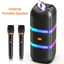 Bluetooth Speaker, Wireless Portable Waterproof Speaker with Stylish Lights, Support TWS/TF Card/USB/AUX, Loud HD Stereo Sound