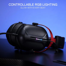 Redragon H312 Wired Gaming Headset, 7.1 Surround Sound, 50 mm Drivers, Noise-canceling Microphone, Over-Ear Headphones