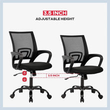 Ergonomic Mesh Office Chair with Lumbar Support - Adjustable Computer Desk Chair for Back Pain Relief, Gaming & Work
