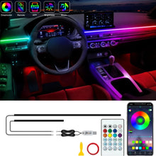Dreamcolor Interior Car LED Strip Lights USB RGB 2 in 1 with Car Ambient Lighting Kits Dynamic Chasing Music Sync Neon light
