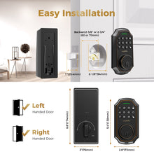 Arpha D180 Smart Door Lock 100 Codes Anti-Peep 16-Digit Keypad Keyless Entry Door Lock App Control Easy Install for Home