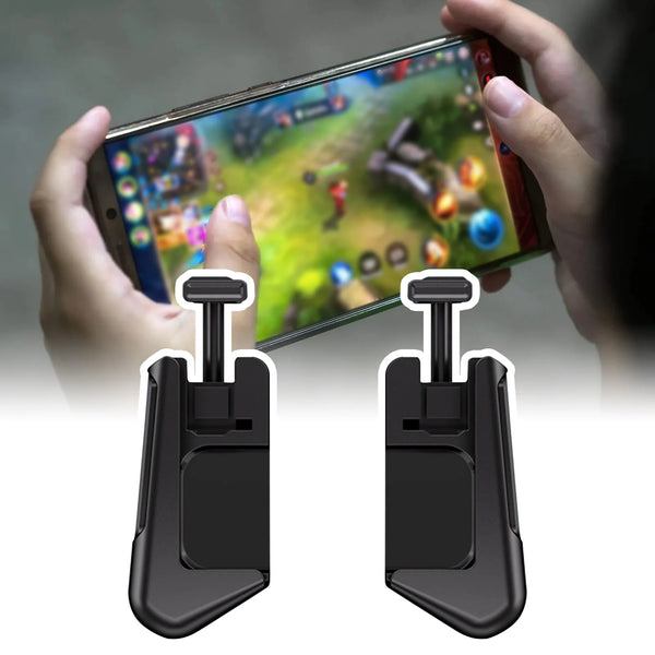 Mobile Game Controller Gamepad Mobile Game Handle Adjustable Mobile Gaming Controller Grip With Triggers For Phones