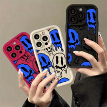 Soft Case For IPhone 17promax/17air 15, 14, 13, 12, 11 Pro Max In Blue And White With Black Case.