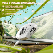 ATTACK SHARK G3 Wireless Gaming Mouse with Tri Mode Wired/2.4Ghz/BT,59g Ultra-Lightweight,25000 DPI,1000 Polling,PixArt PAW3311