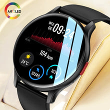 SENBONO New Smart Watch AMOLED Always On Bluetooth Call Fitness Tracker IP68 Waterproof Smartwatch Men Women for Android IOS