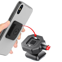 Car Phone Holder 360° Rotating Adhesive Cellphone Stand Quick Install Dashboard Phone Holder Mount Clip for All Smartphones&Car