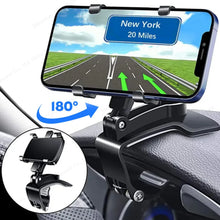 360 Degree Rotation Car Phone Holder Stand Universal Car Dashboard Clip Mount GPS Bracket For iPhone Samsung Xiaomi Huawei Phone