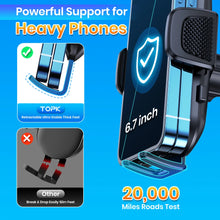TOPK Car Phone Holder Stand Gravity Dashboard Phone Holder Mobile Phone Support Universal For iPhone 13 12 11 Xiaomi Samsung