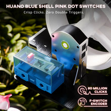 ATTACK SHARK G3 Wireless Gaming Mouse with Tri Mode Wired/2.4Ghz/BT,59g Ultra-Lightweight,25000 DPI,1000 Polling,PixArt PAW3311