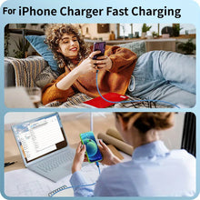 Jogrytece 3 pcs [3ft 6ft 10ft] Nylon braid charging cable suitable for fast char of iPhone