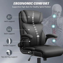 Ergonomic Office Chair with Adjustable Armrests, Lumbar Support, and Rocking Function for Big and Tall Users