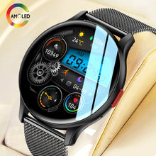 SENBONO New Smart Watch AMOLED Always On Bluetooth Call Fitness Tracker IP68 Waterproof Smartwatch Men Women for Android IOS