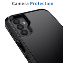 Black For Samsung Galaxy A14 4G 5G Case Heavy Duty Shockproof Hard Protective Rugged Hybrid 3in1 Layers Cover