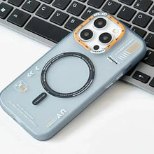 Matte Magnetic Case For iPhone 17 16 15 13 14 Pro Max Plus Magsafe Wireless Charge Frosted Back Metal Lens Frame Buttons Cover