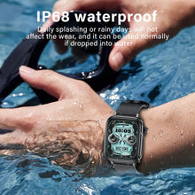 LAXASFIT New Smart Watch Bluetooth Call 24/7 Heart Rate Monitor IP68 Waterproof 100+ Sport Mode Smartwatch for Men Women