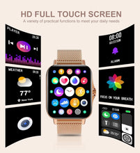 Smart Watch for Women(Call Receive/Dial), Fitness Tracker Smartwatch for Android iOS Phones Heart Rate Sleep Monitor Pedometer