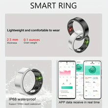 Smart ring, sleep tracking, motion monitoring, compatible with iPhone and Android, smart gift, suitable for women and men