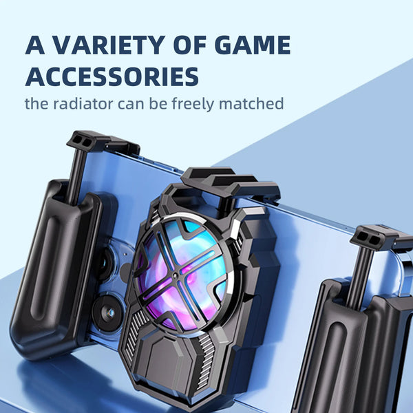 Mobile Game Controller Gamepad Mobile Game Handle Adjustable Mobile Gaming Controller Grip With Triggers For Phones