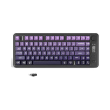 MAMBASNAKE x ZIYOU LANG M75 Wireless Membrane Keyboard, RGB Backlit Rechargeable 2000mAh Battery