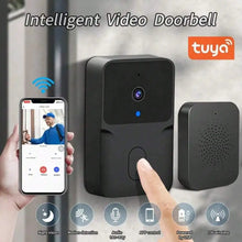 1pc Tuya Smart WiFi Video Doorbell, HD Night Vision 2-Way Audio with Chime